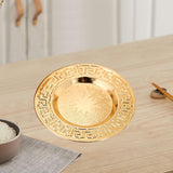 Maxbell Serving Tray Light Luxury Candle Holder Tray for Apartment Themed Party Cafe