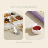 Maxbell Lunch Box Cartoon Easy Carrying Reusable Bento Box for Office Hiking Kitchen