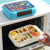 Maxbell Lunch Box Cartoon Easy Carrying Reusable Bento Box for Office Hiking Kitchen