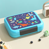 Maxbell Lunch Box Cartoon Easy Carrying Reusable Bento Box for Office Hiking Kitchen