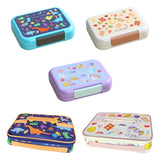 Maxbell Lunch Box Cartoon Easy Carrying Reusable Bento Box for Office Hiking Kitchen