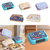 Maxbell Lunch Box Cartoon Easy Carrying Reusable Bento Box for Office Hiking Kitchen