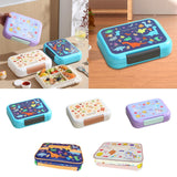 Maxbell Lunch Box Cartoon Easy Carrying Reusable Bento Box for Office Hiking Kitchen