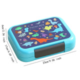 Maxbell Lunch Box Cartoon Easy Carrying Reusable Bento Box for Office Hiking Kitchen