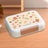 Maxbell Lunch Box Cartoon Easy Carrying Reusable Bento Box for Office Hiking Kitchen