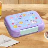 Maxbell Lunch Box Cartoon Easy Carrying Reusable Bento Box for Office Hiking Kitchen