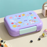 Maxbell Lunch Box Cartoon Easy Carrying Reusable Bento Box for Office Hiking Kitchen
