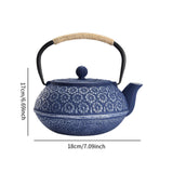 Maxbell Japanese Cast Iron Teapot Japanese Tea Pot for Loose Leaf Hotel BBQ