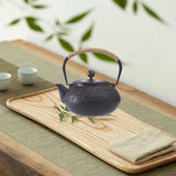 Maxbell Cast Iron Teapot 0.9L Japanese Loose Leaf Tea Pot for Teahouse Indoor Hiking