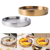 Maxbell Stainless Steel Chilled Serving Tray Platter Chilled Tray for Sushi argent