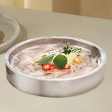 Maxbell Stainless Steel Chilled Serving Tray Platter Chilled Tray for Sushi argent