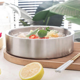Maxbell Stainless Steel Chilled Serving Tray Platter Chilled Tray for Sushi argent