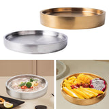 Maxbell Stainless Steel Chilled Serving Tray Platter Chilled Tray for Sushi argent
