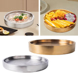 Maxbell Stainless Steel Chilled Serving Tray Platter Chilled Tray for Sushi argent