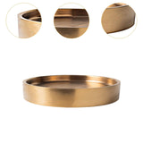 Maxbell Stainless Steel Chilled Serving Tray Platter Chilled Tray for Sushi gold