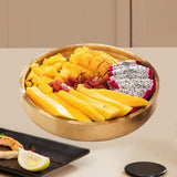 Maxbell Stainless Steel Chilled Serving Tray Platter Chilled Tray for Sushi gold