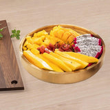 Maxbell Stainless Steel Chilled Serving Tray Platter Chilled Tray for Sushi gold