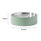 Maxbell Stainless Steel Chilled Serving Tray Platter Seafood Serving Dish for Fruits Orange S