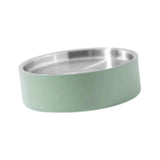 Maxbell Stainless Steel Chilled Serving Tray Platter Seafood Serving Dish for Fruits Green S