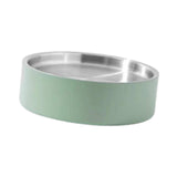Maxbell Stainless Steel Chilled Serving Tray Platter Seafood Serving Dish for Fruits Green and L