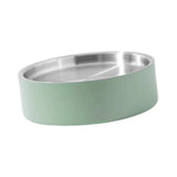 Maxbell Stainless Steel Chilled Serving Tray Platter Seafood Serving Dish for Fruits Green and L