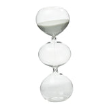 Maxbell Spherical Sand Timer Creative Desktop Ornament for Desk Decor Bedroom Office Gray Sand