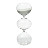 Maxbell Spherical Sand Timer Creative Desktop Ornament for Desk Decor Bedroom Office Gray Sand
