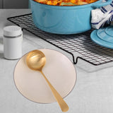 Maxbell Copper Spoon Multipurpose Reusable Hotpot Spoon for Party Holiday Gatherings Soup Ladle