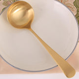 Maxbell Copper Spoon Multipurpose Reusable Hotpot Spoon for Party Holiday Gatherings Soup Ladle
