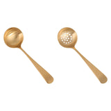 Maxbell Copper Spoon Multipurpose Reusable Hotpot Spoon for Party Holiday Gatherings Soup Ladle