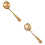 Maxbell Copper Spoon Multipurpose Reusable Hotpot Spoon for Party Holiday Gatherings Soup Ladle