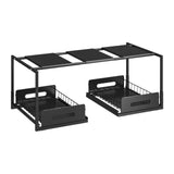 Maxbell Under Sink Shelf Saving Space Slide Out Sink Shelf for Cabinet Office Pantry