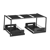 Maxbell Under Sink Shelf Saving Space Slide Out Sink Shelf for Cabinet Office Pantry