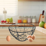Maxbell Fruit Storage Basket Decoration Vegetable Bowl for Christmas Party Vegetable Black