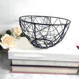 Maxbell Fruit Storage Basket Decoration Vegetable Bowl for Christmas Party Vegetable Black