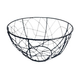 Maxbell Fruit Storage Basket Decoration Vegetable Bowl for Christmas Party Vegetable Black