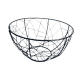 Maxbell Fruit Storage Basket Decoration Vegetable Bowl for Christmas Party Vegetable Black