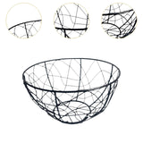 Maxbell Fruit Storage Basket Decoration Vegetable Bowl for Christmas Party Vegetable Black