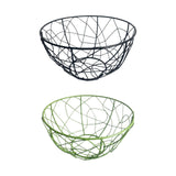 Maxbell Fruit Storage Basket Decoration Vegetable Bowl for Christmas Party Vegetable Black