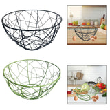 Maxbell Fruit Storage Basket Decoration Vegetable Bowl for Christmas Party Vegetable Black