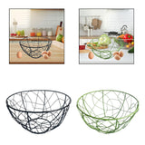 Maxbell Fruit Storage Basket Decoration Vegetable Bowl for Christmas Party Vegetable Black