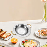 Maxbell Instant Noodle Pot Double Handle Stainless Steel Household Sukiyaki Stockpot 20cm