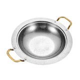 Maxbell Instant Noodle Pot Double Handle Stainless Steel Household Sukiyaki Stockpot 20cm