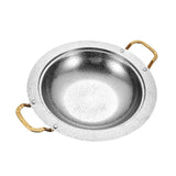 Maxbell Instant Noodle Pot Double Handle Stainless Steel Household Sukiyaki Stockpot 20cm