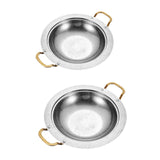Maxbell Instant Noodle Pot Double Handle Stainless Steel Household Sukiyaki Stockpot 20cm