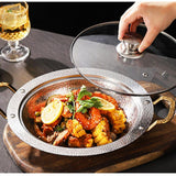 Maxbell Instant Noodle Pot Double Handle Stainless Steel Household Sukiyaki Stockpot 2cm