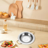 Maxbell Instant Noodle Pot Double Handle Stainless Steel Household Sukiyaki Stockpot 2cm