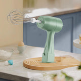 Maxbell Electric Milk Frother Electric Egg Beater Detachable for Home Kitchen Bakery Green