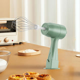 Maxbell Electric Milk Frother Electric Egg Beater Detachable for Home Kitchen Bakery Green
