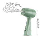 Maxbell Electric Milk Frother Electric Egg Beater Detachable for Home Kitchen Bakery Green
